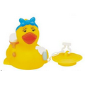 Rubber Bath Tub Duck w/ Bathtub Plug